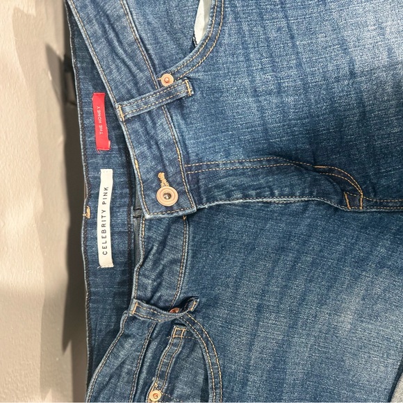 Celebrity Pink Blue Jean Shorts with Cuffed Hem size 11. Waist 30. - Picture 6 of 7